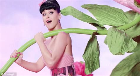 Katy Perry Dances In A Frothy Pink Dress In New Covergirl Mascara