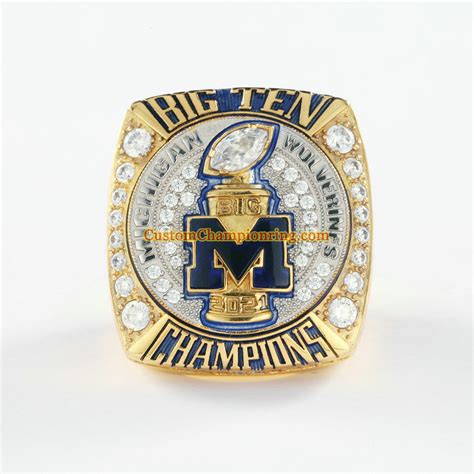 2021 Michigan Wolverines Big Ten Championship Ring