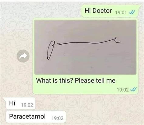 Hi Doctor OI What Is This Please Tell Me Hi Paracetamol J9 92 IFunny