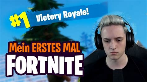 Mein Erstes Mal Fortnite Erster Win Youtube