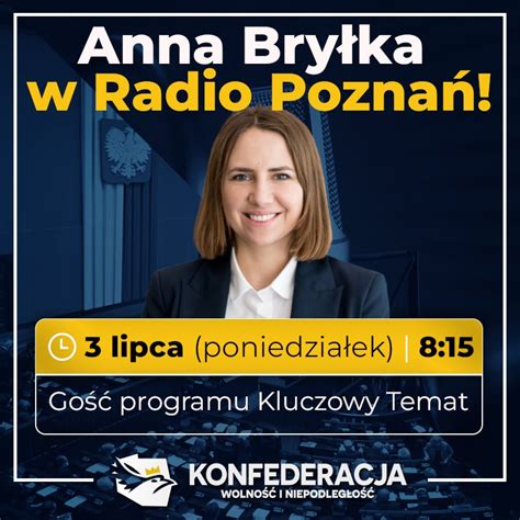 Konfederacja on Twitter Jutro w RadioPoznanSA gościem programu