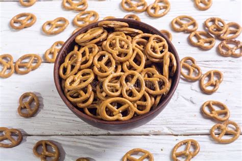 Pretzels In Bowl Stock Photo Image Of Bakery Bowl 103080768