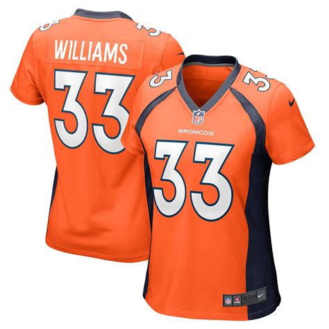 Javonte Williams Denver Broncos Nike Women S Game Jersey Orange