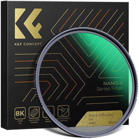 77mm Black Pro-Mist 1/4 Filter Special Effects Filter - K&F Concept