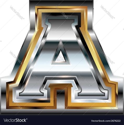 Fancy font letter Royalty Free Vector Image - VectorStock