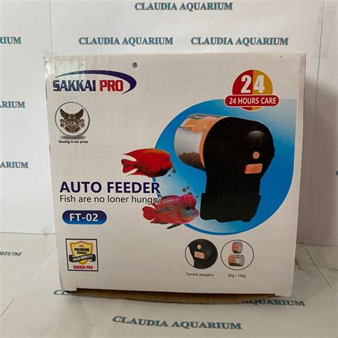 Jual FOOD TIMER ALAT PEMBERI MAKAN IKAN OTOMATIS AUTO FEEDER SAKKAI PRO