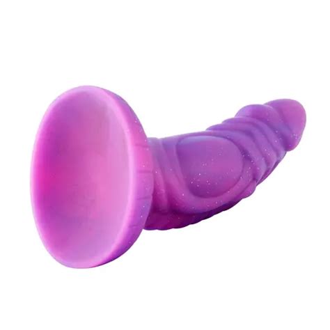 Merman Fantasy Suction Cup Dildo Purple 18 Cm Hismith