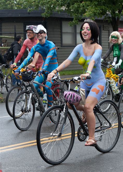 Seattle Fremont Solstice Parade Bicyclists 2011 Amitai Schwartz