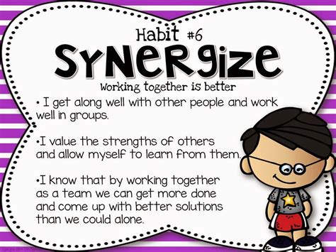 Habit 6 - Synergize - Mrs. Yamabe's Class!