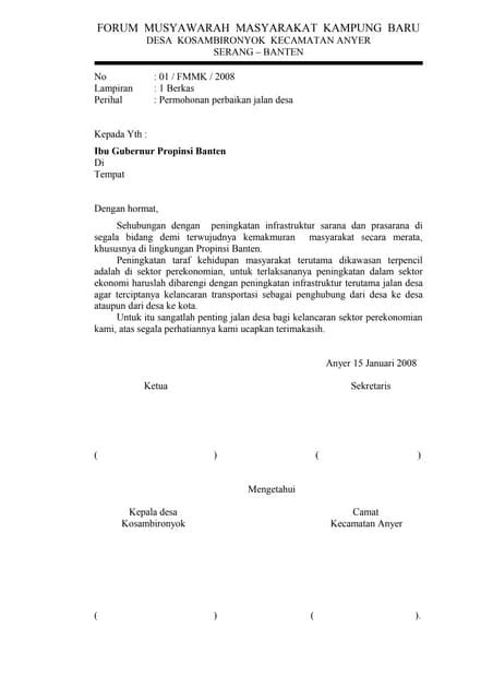 Proposalperbaikanjalandesa Pdf