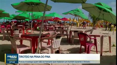 TIROTEIO NA PRAIA DO PINA DEIXA UM MORTO ENTENDA O CRIME Vídeo