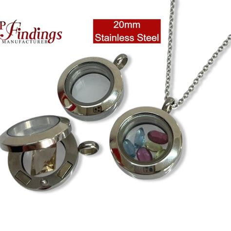 Round Floating Locket Etsy