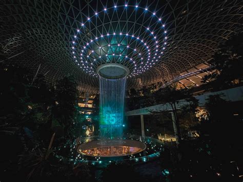 Jewel Changi Airport Has New Rain Vortex Tours And Light Shows