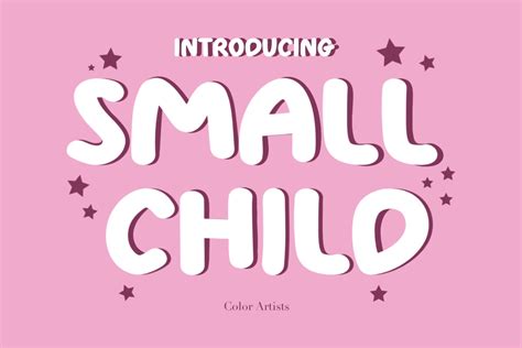 Small Child Font By Myfontsshop · Creative Fabrica