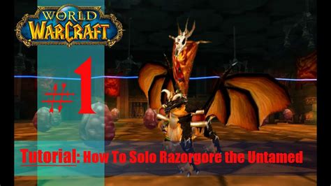 WoW Tutorial How To Solo Razorgore YouTube