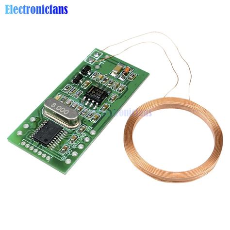 RFID Reader Wireless Module UART 3Pin 125KHz Card Reading EM4100 8CM DC