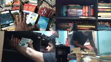 Rearranging My BOOKSHELF Harry Potter Books Set LOTR Books Set