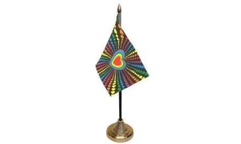 Rainbow Love Table Flag Buy Rainbow Love Table Flag Nwflags