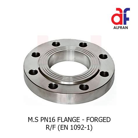 ALFRAN Mild Steel PN16 Flange R F EN 1092 1 Forged SYARIKAT LOGAM