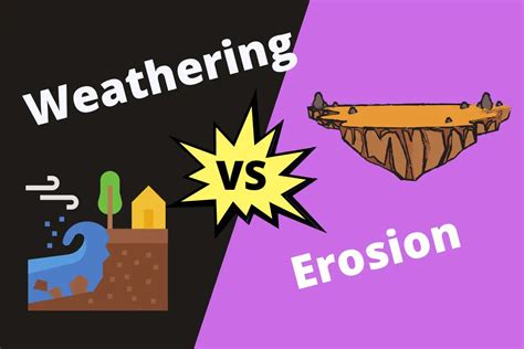 Weathering Vs Erosion | ContrastHub