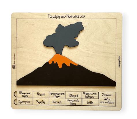 Volcano puzzle - Play and Learn Cyprus