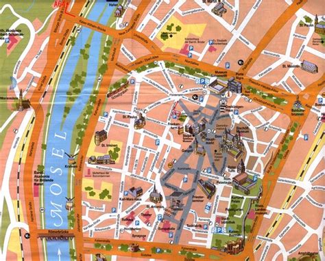 Trier City Map - Trier Germany • mappery