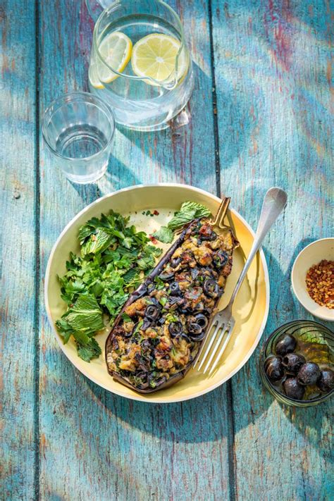 Recette Aubergines Farcies Aux Olives Noires Marie Claire