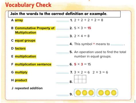 Multiplication vocabulary worksheet | Live Worksheets - Worksheets Library