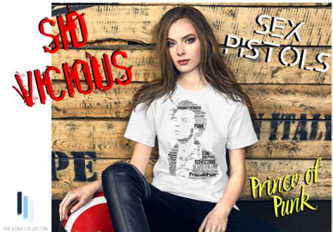 Sid Vicious Sex Pistols Punk Rock Icon Cool Music Tees Premium Unisex