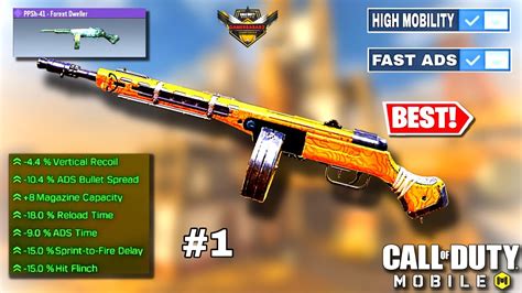 Best Ppsh Gunsmith No Recoil Fast Ads Call Of Duty Mobile