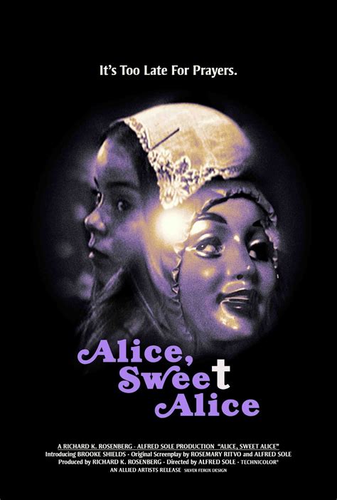 Silver Ferox Design: ALICE, SWEET ALICE (Alfred Sole, 1976)