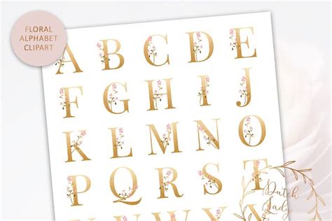 Alphabet & Number Clipart Set #2 | Custom-Designed Illustrations ...