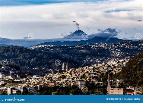 Cotopaxi Volcano from Quito Stock Photo - Image of ecuador, glacier ...