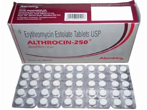 Althrocin 250 Mg Tablet At Rs 20 Bottle Pharmaceutical Tablets In