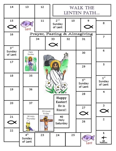 Lent Calendar For Kids 2020 | Free Letter Templates