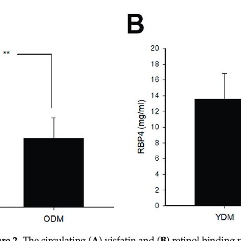 The Circulating A Visfatin And B Retinol Binding Protein 4 Rbp4