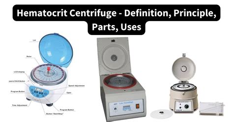 Hematocrit Centrifuge - Definition, Principle, Parts, Uses - Biology ...