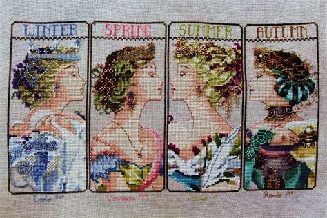 Veronicas Stitching Vault Mirabilia Seasonal Queens Cross Stitch