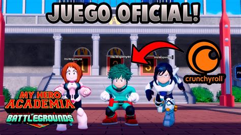 Probando El Juego Oficial De My Hero Academia My Hero