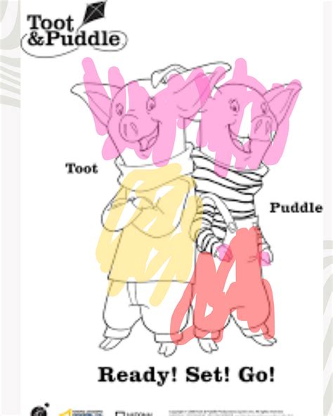 Toot and Puddle Coloring Page by zacshistorynotes on DeviantArt