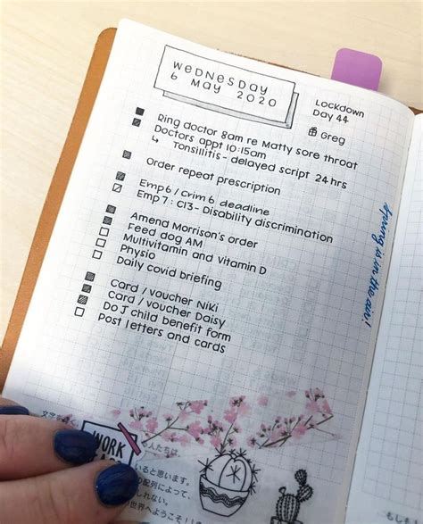 Kirsten On Instagram Just Set Up My New Bujo In The A6 Hobonichi