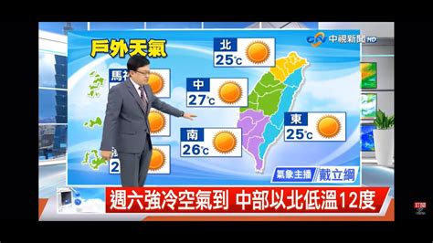 2021 12 16中視午間新聞 氣象時間 Youtube