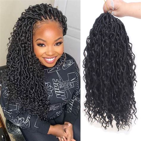 Title Boho Faux Locs Synthetic Crochet Braids Hair Goddess Locs Crochet Hair Pre Looped Soft