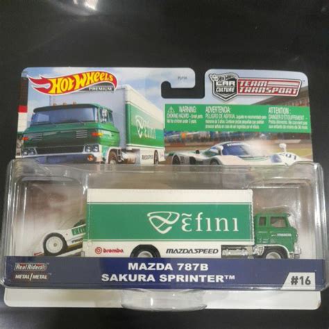 Hot Wheels Mazda B Sakura Sprinter HotWheels Team Transport Shopee Malaysia