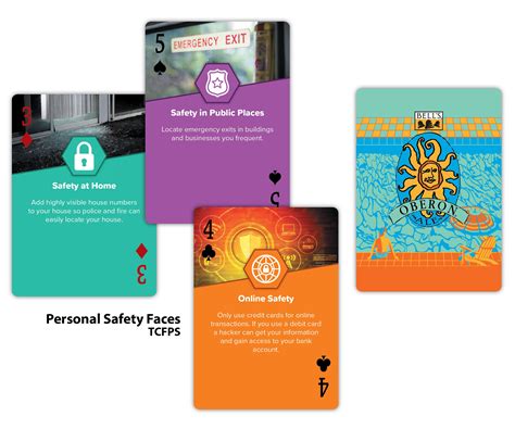 Personal Safety Playing Cards On Demand