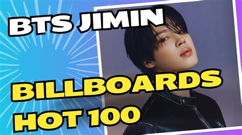 BTS JIMIN ENTERS BILLBOARD HOT YouTube