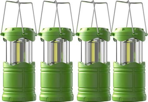 Retisee 4 Pcs Collapsible Led Camping Lantern Battery Led Operated Camping Lantern