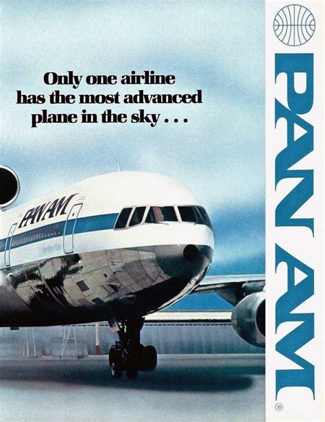 1980 Pan Am L-1011 Poster : Pan American World Airways : Free Download ...