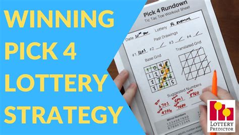 Pick 4 Strategy guide - MD Lottery