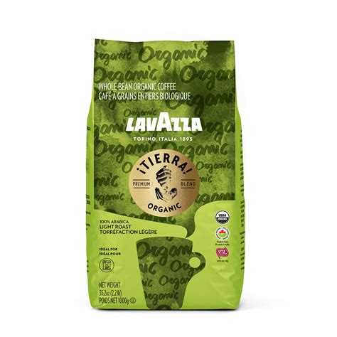 Lavazza Organic Tierra Whole Bean Coffee Blend Light Roast 2 2